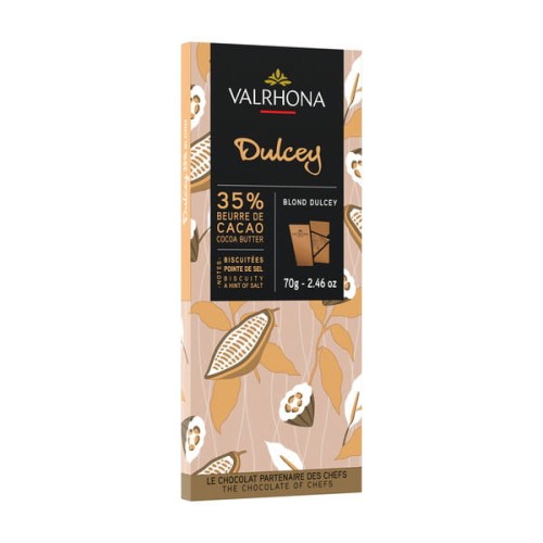 Tabliczka czekolady Valrhona Dulcey 35%, 70g