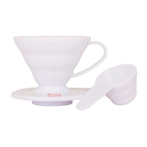Hario plastikowy drip V60-01 biały
